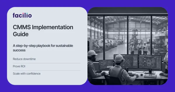 Teams monitoring CMMS systems in a plant during implementation planning.