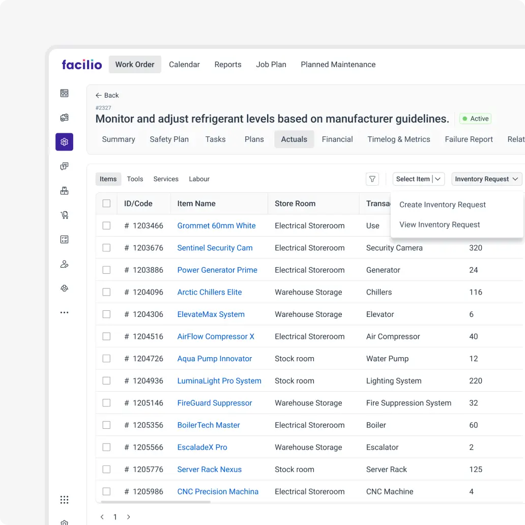 Mobile work order tracking system with job details, updates, and approvals.